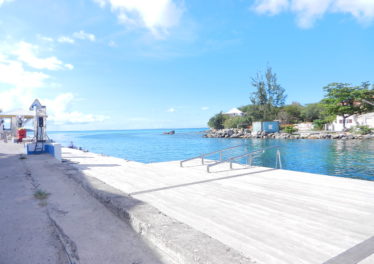 St Martin real estate, large property, waterfront building